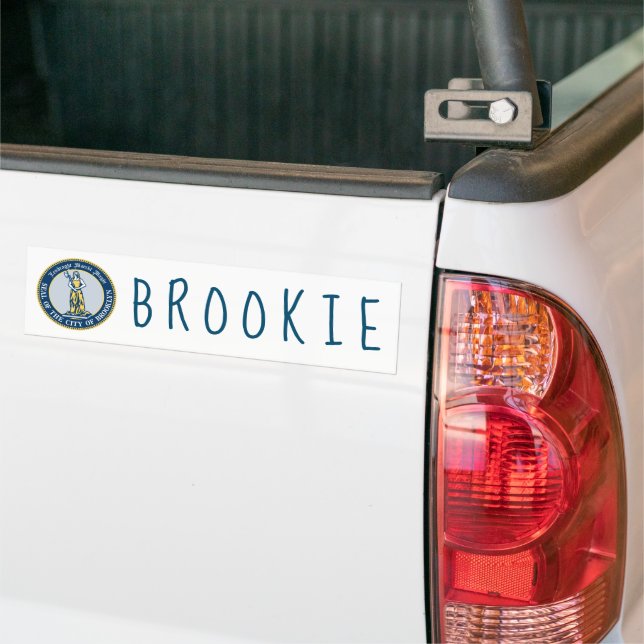 Brookie - NYC Autoaufkleber (Auf Lkw)