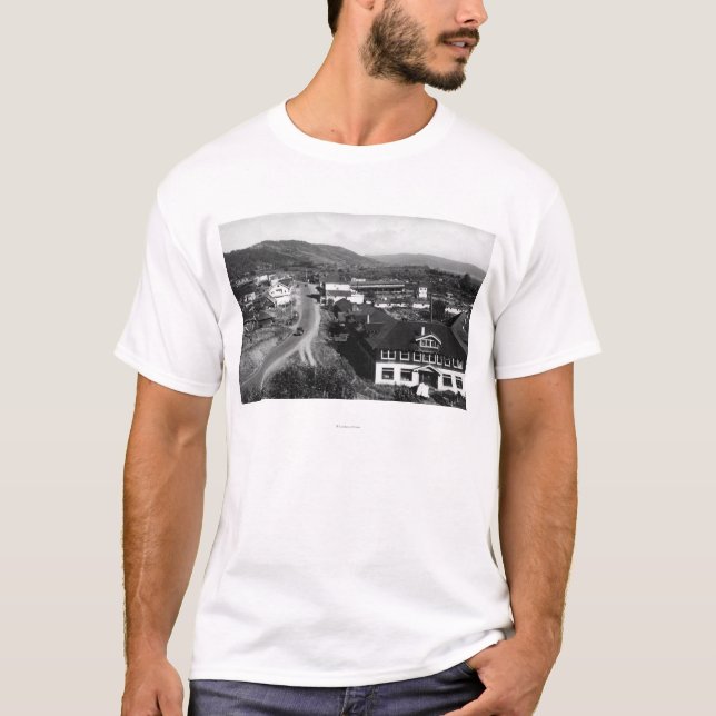 Brookings, Oregon-Stadtansicht und T-Shirt (Vorderseite)