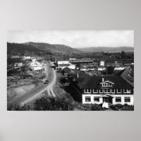 Brookings, Stadtansicht von Oregon und Meeresfotog