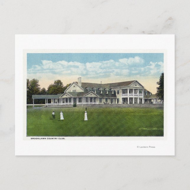 Brooklawn Country Club Postkarte (Vorderseite)