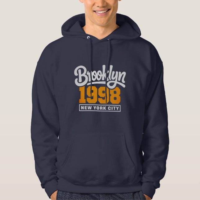 Brooklyn 1988 Kapuzenpullover Hoodie (Vorderseite)