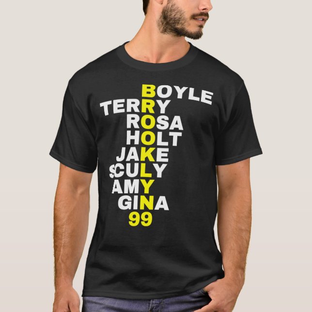 Brooklyn 99 Noms Essential T-Shirt (Devant)