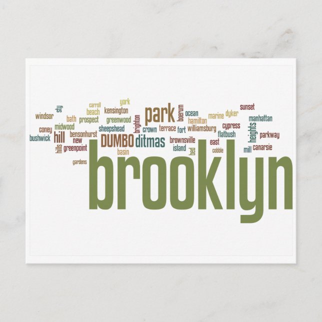 Brooklyn Baby Pride!! Postkarte (Vorderseite)