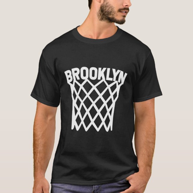 Brooklyn Basketball Player Net T-Shirt (Vorderseite)