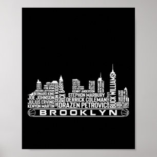 Brooklyn Basketball Team Poster