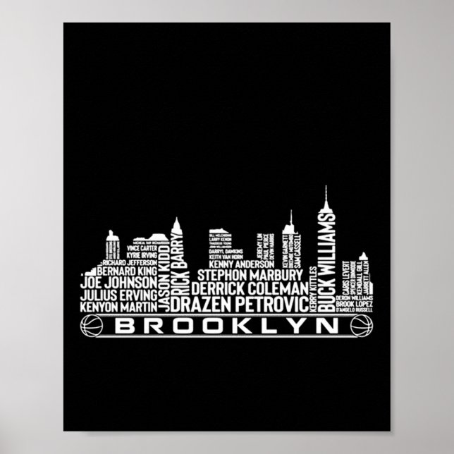 Brooklyn Basketball Team Poster (Vorne)