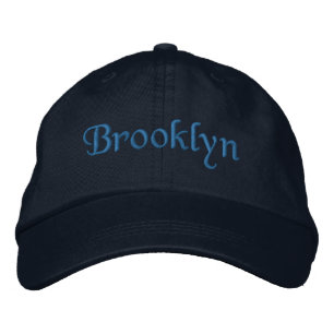 Brooklyn bestickte Baseballkappe / Hat Blue
