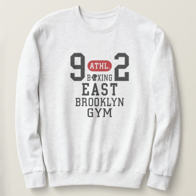 Brooklyn boxing  varsity letter athletic sweatshirt (Design vorne)