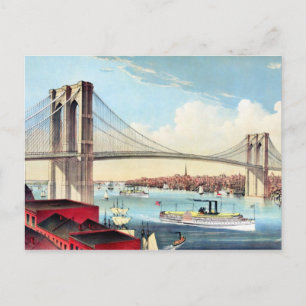 Brooklyn Bridge 2 Postkarte
