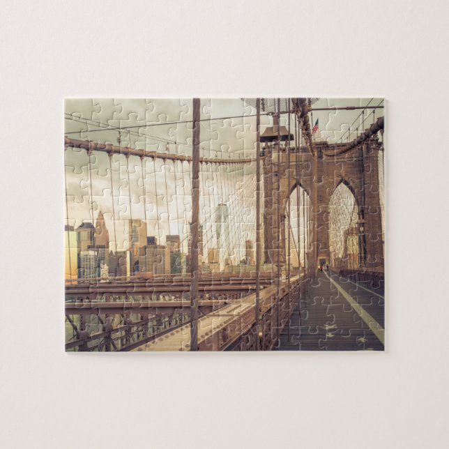 Brooklyn Bridge bei Sunset (Horizontal)