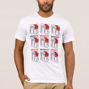 Brooklyn Bridge Bow NYC New York City Bklyn T-Shir T-Shirt