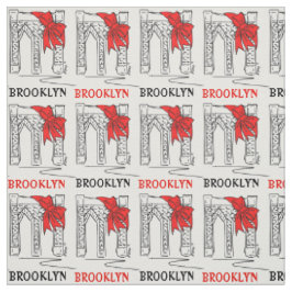 Brooklyn Bridge Bow NYC New York City Sehenswürdig Stoff