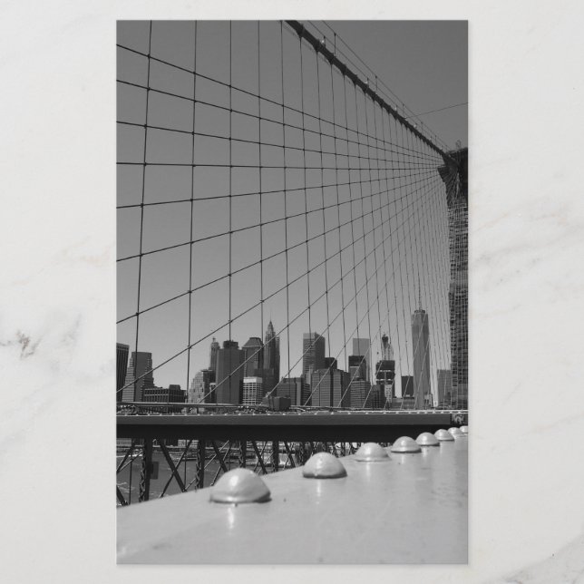 Brooklyn Bridge Briefpapier (Vorderseite)