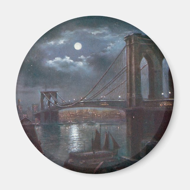 Brooklyn Bridge by Moonlight Magnet (Vorne)
