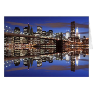 Brooklyn Bridge et Manhattan Skyline
