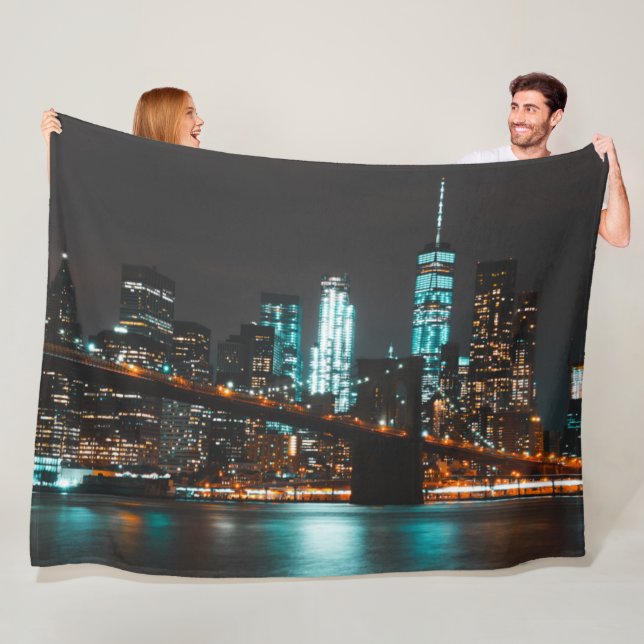 BROOKLYN BRIDGE FLEECEDECKE (Beispiel)