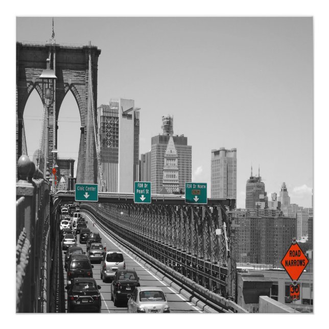 Brooklyn Bridge Fotodruck (Vorne)