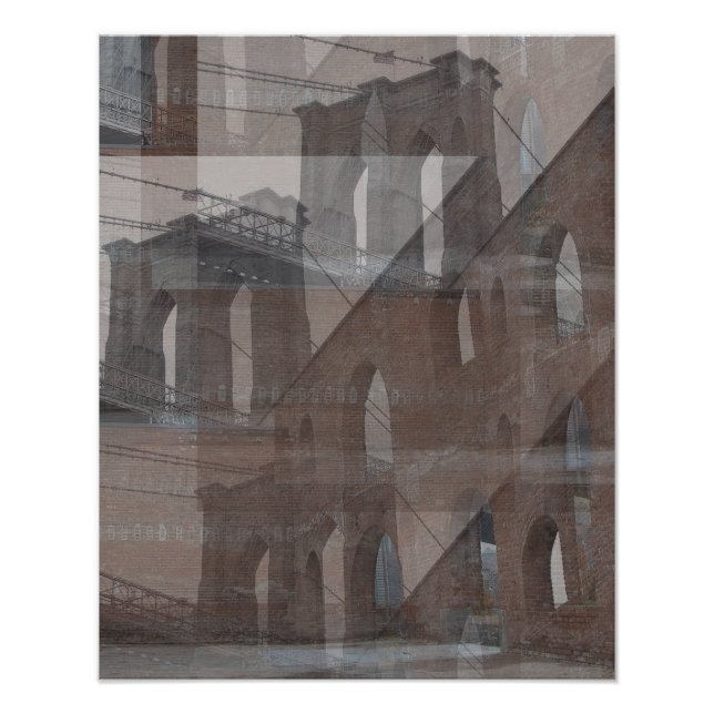 Brooklyn Bridge Fotodruck (Vorne)