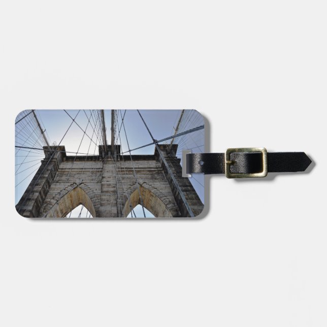 Brooklyn Bridge. Gepäckanhänger (Vorderseite horizontal)