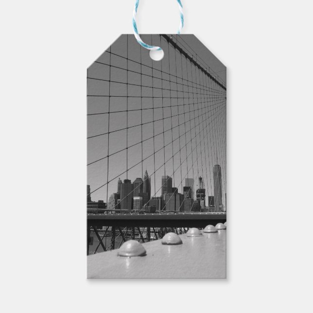 Brooklyn Bridge Geschenkanhänger (Vorderseite)