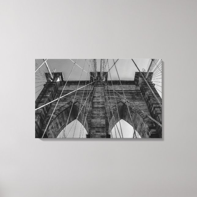 Brooklyn Bridge in New York City Leinwanddruck (Vorderseite)