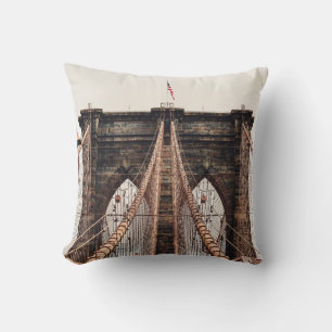 Brooklyn Bridge in New Yorkabstract, Amerika, Amer Kissen