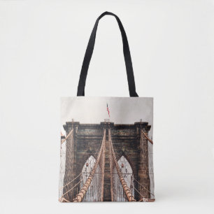 Brooklyn Bridge in New Yorkabstrakt, amerika, amer Tasche