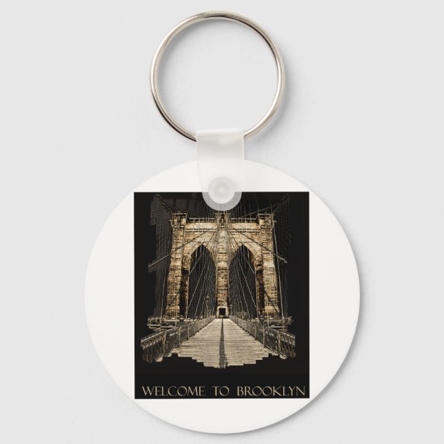 Brooklyn Bridge-Kopie Schlüsselanhänger (Vorderseite)