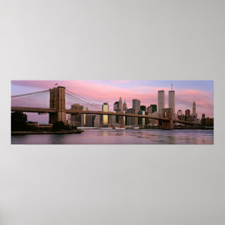 Brooklyn Bridge, Morning, 2000 Poster