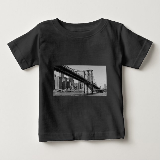 Brooklyn Bridge New York Baby T-shirt (Vorderseite)