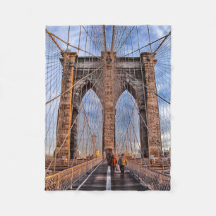 Brooklyn Bridge New York City Fleecedecke