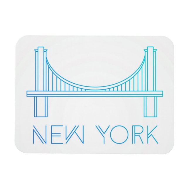 Brooklyn Bridge | New York City Magnet (Horizontal)