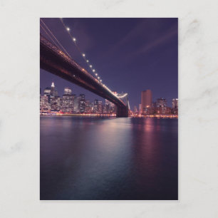 Brooklyn Bridge, New York City Postkarte
