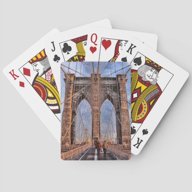 Brooklyn Bridge New York City Spielkarten (Rückseite)