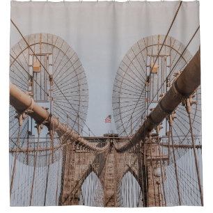 BROOKLYN BRIDGE NEW YORK DUSCHVORHANG