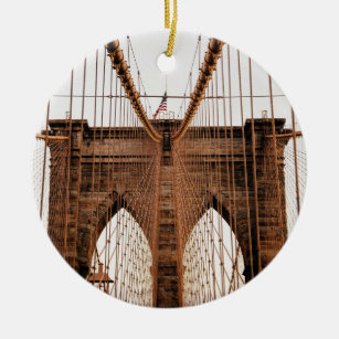 Brooklyn Bridge, New York Keramikornament