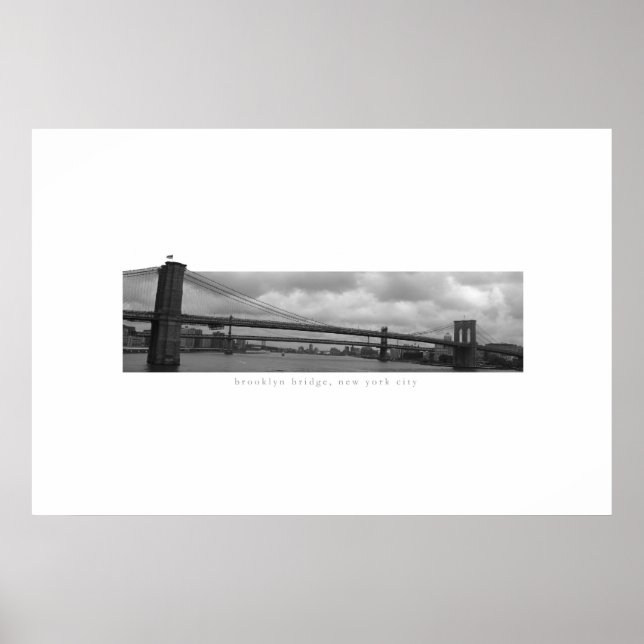Brooklyn Bridge New York Poster (Vorne)
