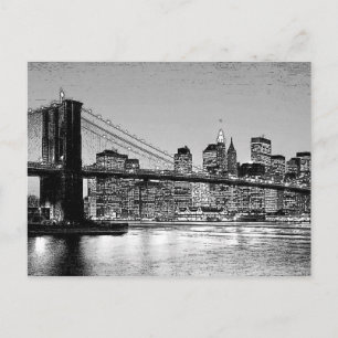Brooklyn Bridge New York Postkarte