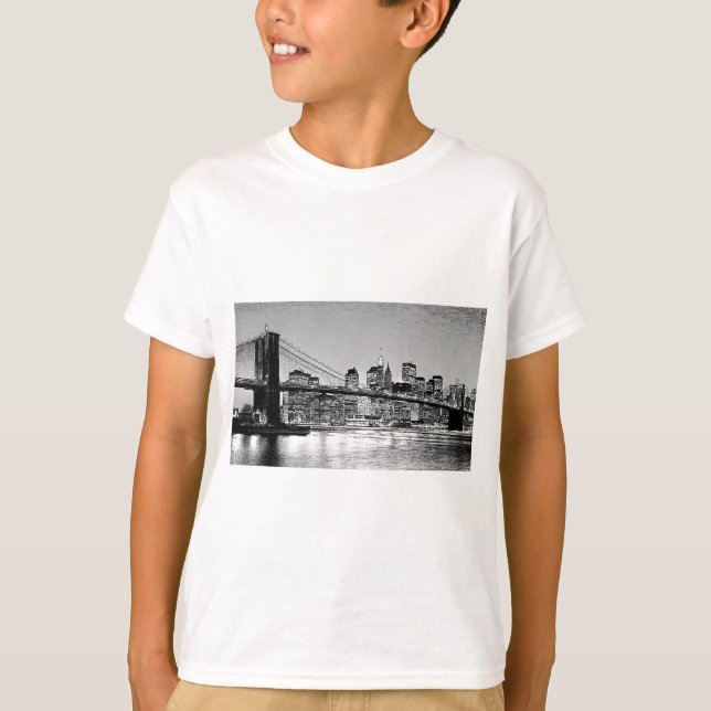 Brooklyn Bridge New York T-Shirt (Vorderseite)