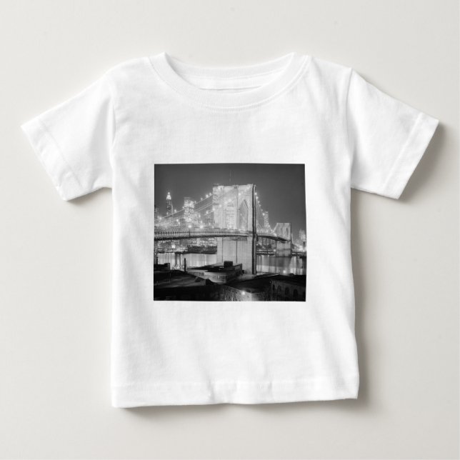 Brooklyn Bridge New York USA Baby T-shirt (Vorderseite)
