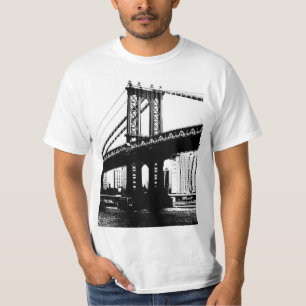 Brooklyn Bridge Nyc New York Herren Modern T-Shirt