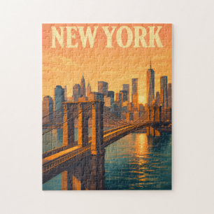 Brooklyn Bridge NYC Reise New York Puzzle