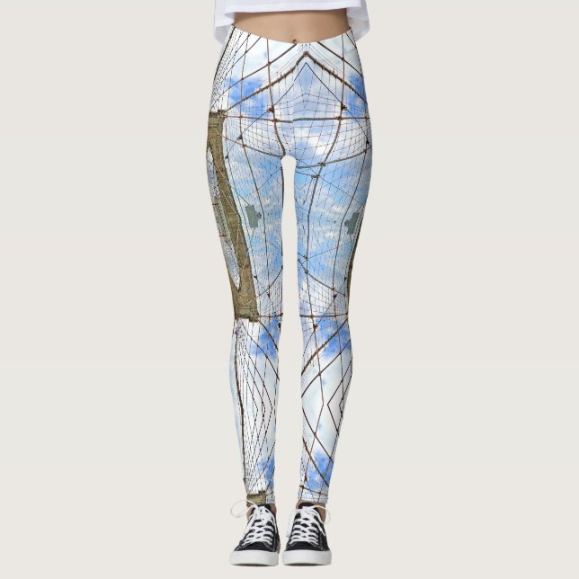 Brooklyn Bridge NYC Yoga Pants Leggings (Vorderseite)
