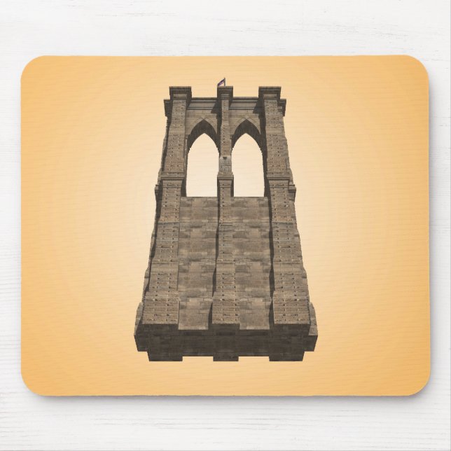 Brooklyn Bridge Pfeiler: 3D-Modell: Mauspad (Vorne)