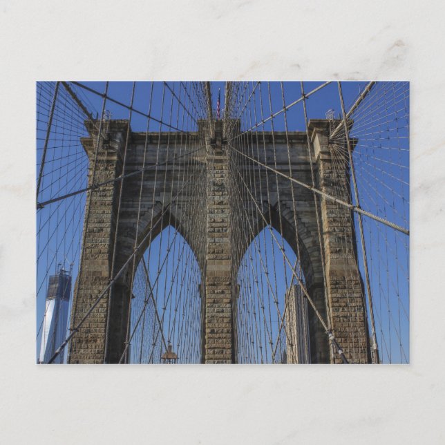 Brooklyn Bridge Postkarte (Vorderseite)