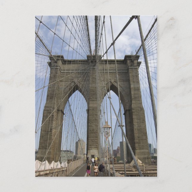 Brooklyn Bridge Postkarte (Vorderseite)