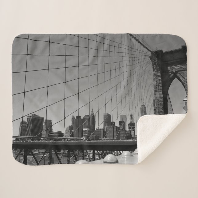 Brooklyn Bridge Sherpadecke (Vorderseite (Horizontal))