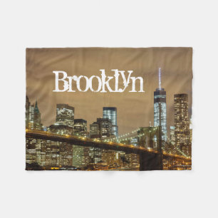 Brooklyn Bridge Skyline Fleecedecke