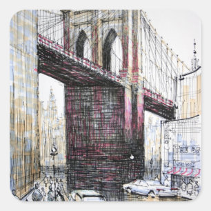 Brooklyn Bridge, Stickers USA