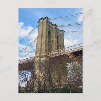 Brooklyn Bridge Tower Postcard Postkarte